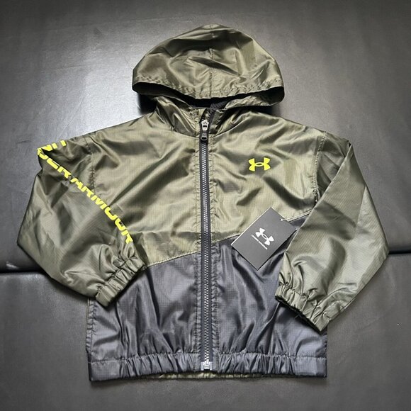 NWT Under Armour Windbreaker Jacket Boys Size 3T